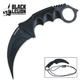 Karambit Black Legion Full Tang com Bainha