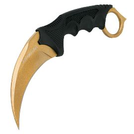 Karambit Honshu - United Cutlery Dourada Com Bainha Canivete