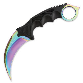 Karambit Honshu - United Cutlery Rainbow Com Bainha Canivete - Fade