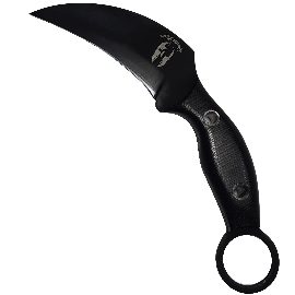 Karambit Preta Imperial com bainha