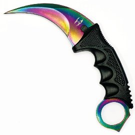 Faca Karambit Spartan Knives Fade - Rainbow CS:GO